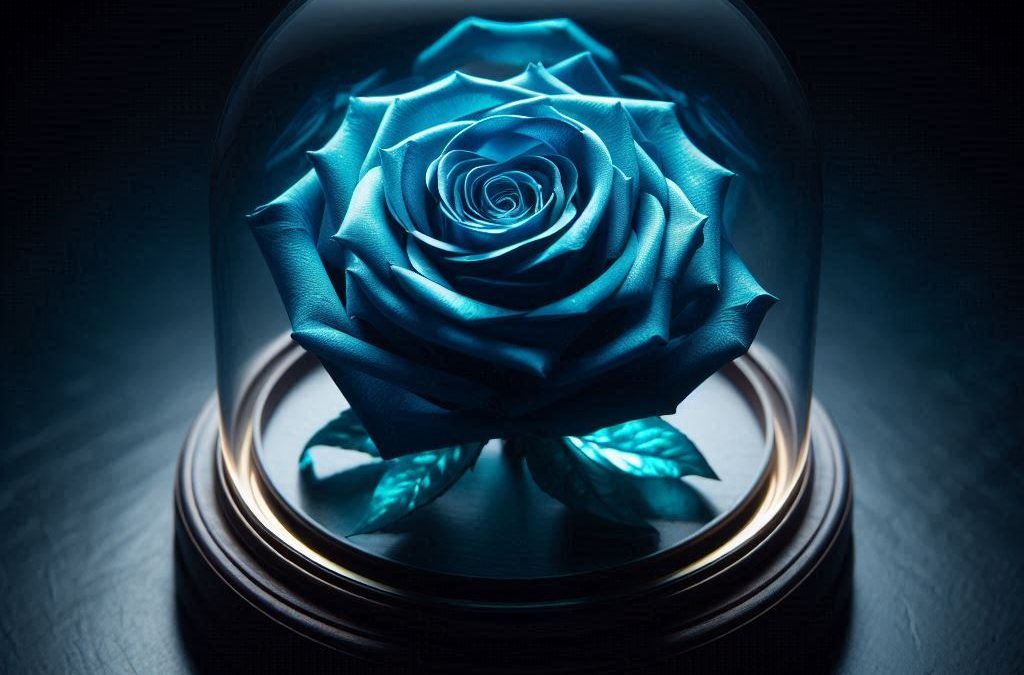 Rosa Eterna Azul